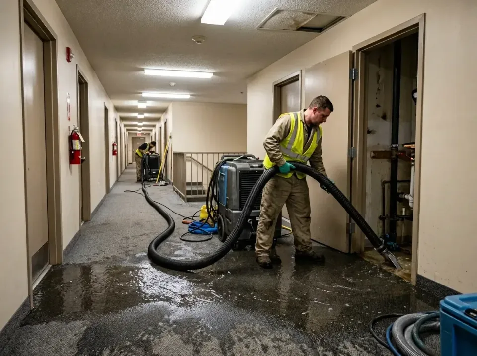 multi-unit-apartment-hallway-f-005 — frequently asked questions, Emergency Burst Pipe Water Extraction & Removal in Kurtisto…